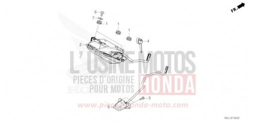 TAILLIGHT/LICENSE LIGHT CB1000S de 2025